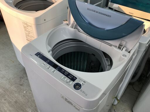 シャープ5.5K洗濯機　2015年製！！分解クリーニング済み！！基板新品交換！！