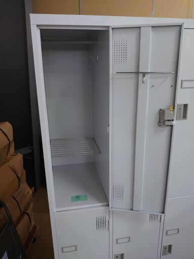 【店舗同時販売中】豊國工業　6人用スタンダートロッカー　鍵付　TLKーS6　【店頭ご来店購入限定】