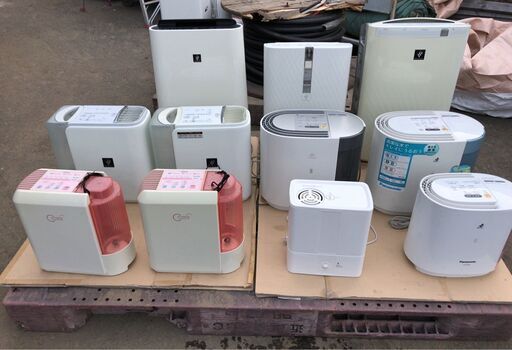 ★中古★パナソニック・シャープ他　空気清浄機　気化式加湿器　加湿空気清浄機　除湿器　他