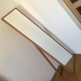 無印良品 MUJI オーク材 スタンドミラー 150cm