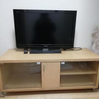 32型テレビ(テレビ台付)