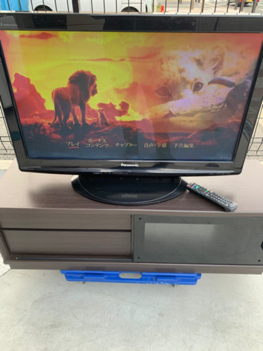 Panasonic37型テレビ&テレビ台(ニトリ)セット