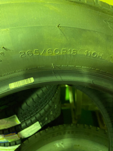 プラド　265/60r18 ミシュラン　４本