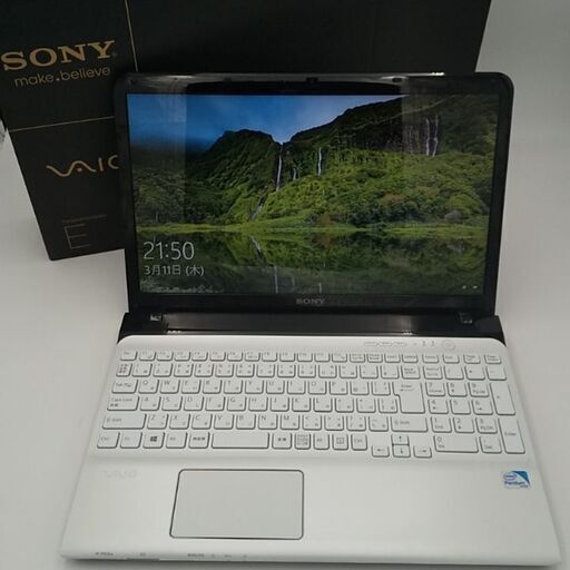 SONY VAIO 高速新品SSD256G搭載　メモリ4G 　CD/DVD読み書き　大画面高輝度/VAIOディスプレイ　USB3.0　Webカメラ　Wifi対応  最新Windows10搭載