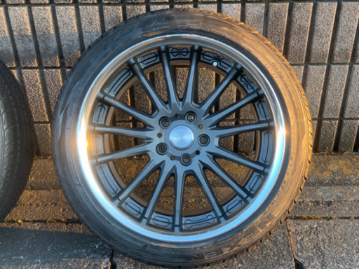 【希少】WORK XSA 05C 18インチ 10.5J +3 Oディスク 114.3 245/40R18 MGMカラー 2本 深リム　VS KF SSR TE37