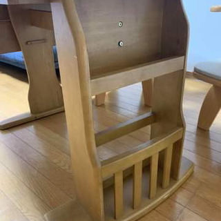 [受取中]ダイニング4人掛け5点セット　テーブル広さ調節可の画像