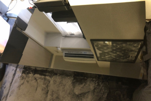 ガラス センターテーブル ブラック 黒 モダン