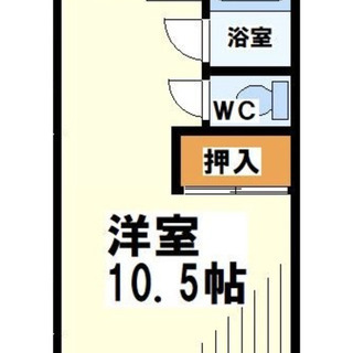【家賃4.5万円1DK10.5畳角部屋】敷金0礼金0府中市　京王線　府中市　武蔵野台駅　白糸台駅　バストイレ別フルリノベ - 賃貸（マンション/一戸建て）