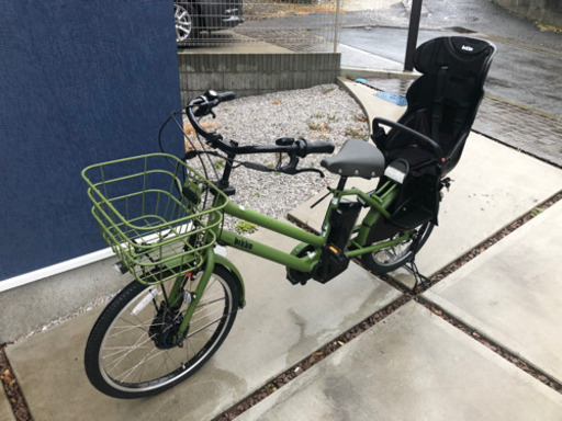 超美品　今年購入　ブリジストン電動自転車　ビッケ　グリ