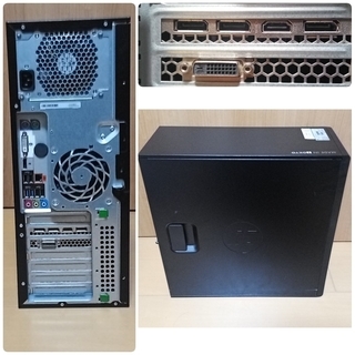 爆速ゲーミング Intel Xeon GTX1060 メモリ16G SSD240G HDD500GB Windows10 Z220　0312の画像