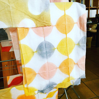 べんがら染めエコバッグをつくろうの画像