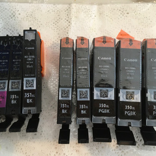 【取引中】Canon純正インク　新品＋中古　BCI-350XL・...