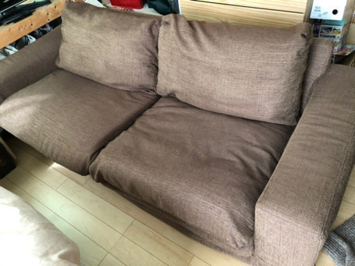 期間限定 アクタス 3人掛けソファ ブラウン