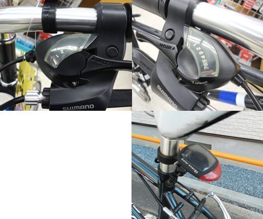 ►自転車 700C クロスバイク 7×3切替 スタンド付き ブラック シェボー ☆ PayPay(ペイペイ)決済可能 ☆ 札幌市 北区