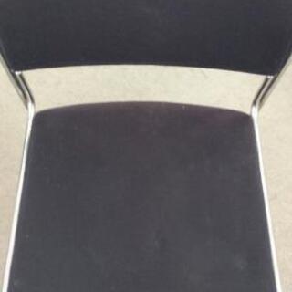 布製スタッキングチェア４脚の画像