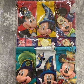 ディズニー30周年6枚セット巾着の画像