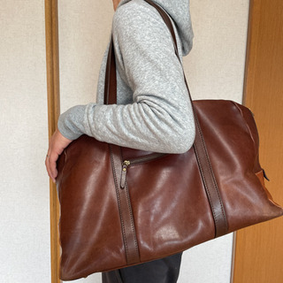 本革　ボストンバックの画像