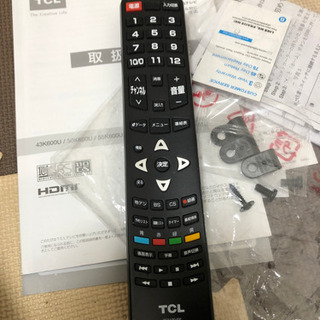 43インチ　液晶テレビ　2019年製　TCLの画像