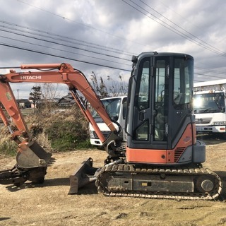 日立 キャビン付ユンボ ZX35U-2/ハサミ付/キャビン付/ワンオーナー