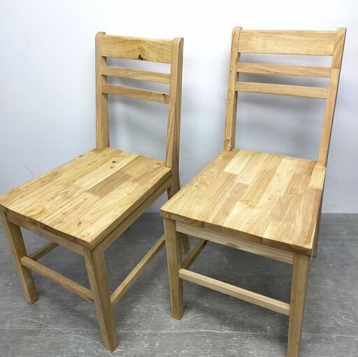 ★セール中につき表示価格より店頭にて大幅割引中！　未使用品 スイートデコレーション チェア 2脚セット ネイチャーマインド NEW-NM2 DC82 食卓椅子 ダイニングチェア 天然木
