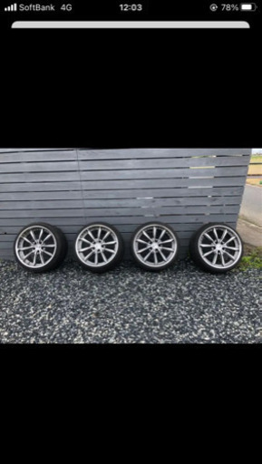 19インチ レオンハルト イェーガー 9J 10J 114.3 美品