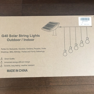 LED ストリングライト ソーラー イルミネーションライトの画像
