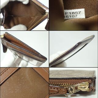 AA467 コーチ F16107 シグネチャー コインケース 小銭入れ 財布の画像