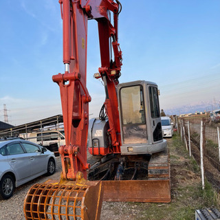 HITACHI ZX75UR 油圧ショベル！