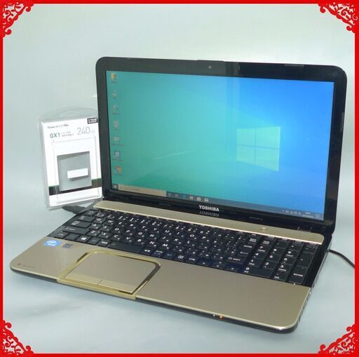 送料無料 新品SSD240GB 1台限定 ノートパソコン 中古良品 15.6型 東芝 T552/36GK Celeron 4GB Blu-ray 無線Lan Windows10 LibreOffice