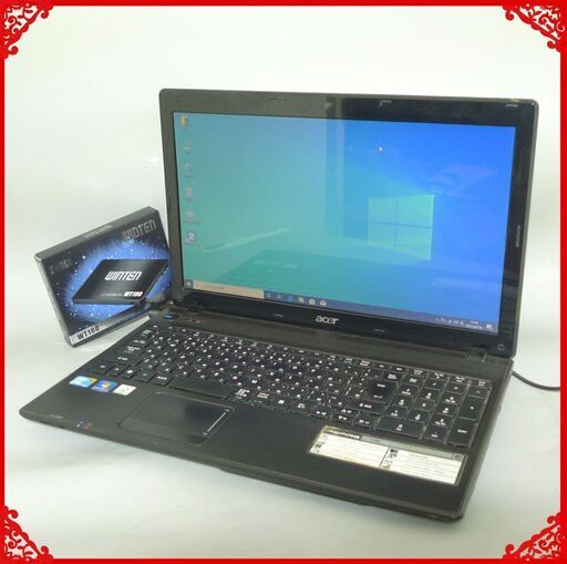 送料無料 新品SSD240GB 1台限定 ノートパソコン 中古良品 15.6型 Acer 5742 Core i5 4GB DVDRW 無線 カメラ Windows10 テンキー Office