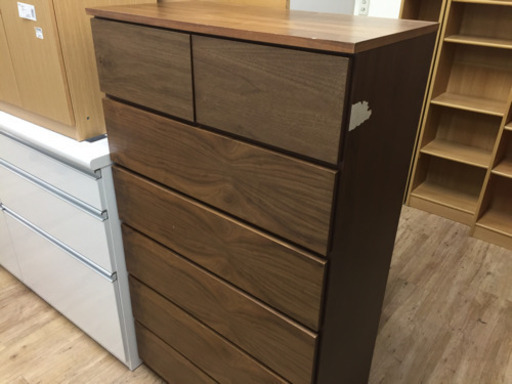 6段チェスト（ブラウン）です。【トレファク東大阪店】