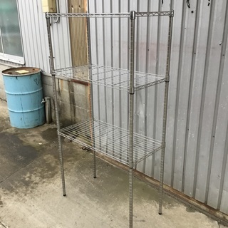 スチール棚　3段