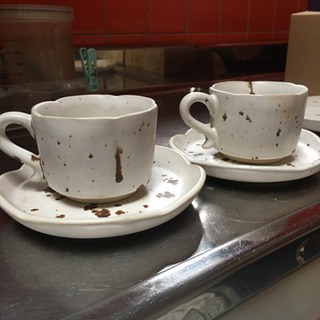 コーヒーカップ、ソーサー　4客　未使用2客の画像