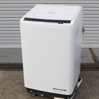 T570)【美品】日立 全自動洗濯機 8.0kg BW-V80E 2019年製 ステンレス槽 槽洗濯コース機能 縦型洗濯機