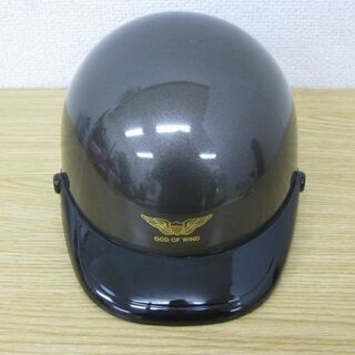 北川工業 バイク用 半帽ヘルメット パールブラック 125cc以...