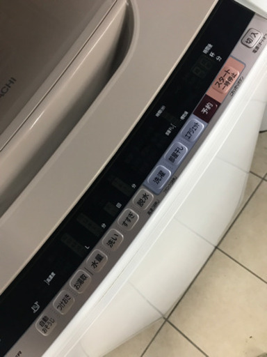 【10％OFFセール！】 HITACHI BW-V80BN 2017年製 8kg 洗濯機 10％OFFセール！】 HITACHI BW-V80BN 2017年製 8kg 洗濯機