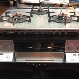 ノーリツ ビルトインコンロ 都市ガス用 piatto Light（ピアット ライト）N3WP1PWAS6SVE リサイクルショップ札幌　買取本舗　西野店の画像