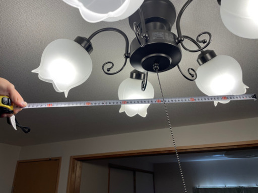 【値下げ】【取りに来ていただける方限定】LEDシーリングライト　シャンデリア(5灯)