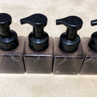 新品☆泡ディスペンサー (250mL) 4本セット　黒