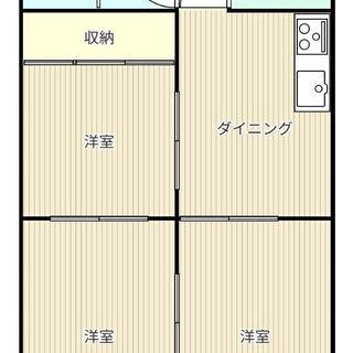 岐阜県可児市今渡　50㎡　３DK　角部屋　初期費用無料プランあり！！
