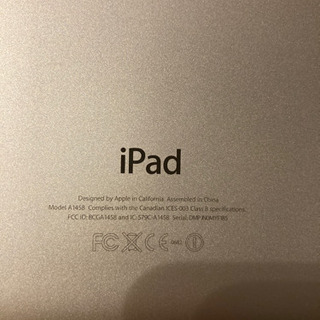 iPad第4世代　WiFiモデル　16GBの画像