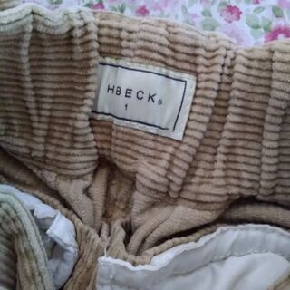 HIBECK  コーデュロイワイドパンツ　値下げしました!の画像