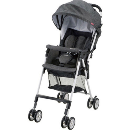 Richell リッチェル A型ベビーカー カルガルー ファースト RS ブラックデニム