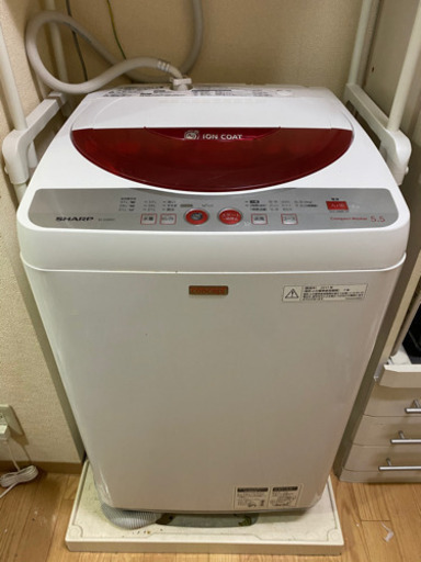 SHARP 洗濯機　5.5kg 製造年　2011年