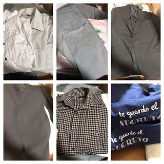 レディース、メンズのお洋服詰め合わせ（布製衣装ケース付き）