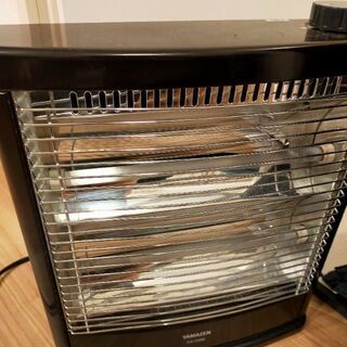 【0円】電気ストーブ 山善(転倒OFFスイッチ)