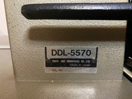 JUKI　ミシン　TYPE PPS-53　DDL-5570　　 ジューキ　台付
