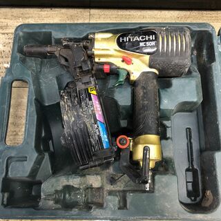 きまりました　日立工機 50mm 高圧 ロール釘打機 NC50H　工具の画像