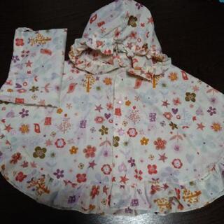 レインコート　ポンチョ　レインポンチョ　雨具　ベルメゾン　