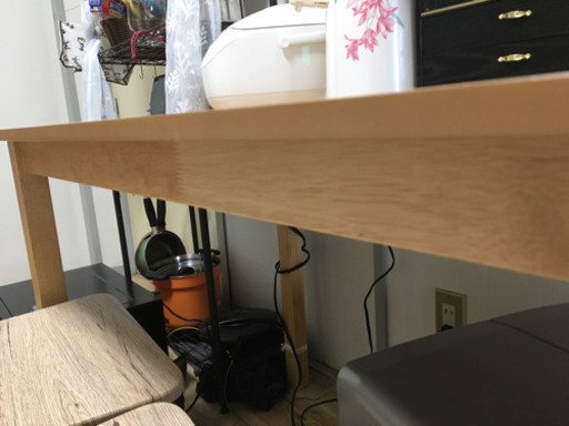 キッチンテーブル&椅子(2個)